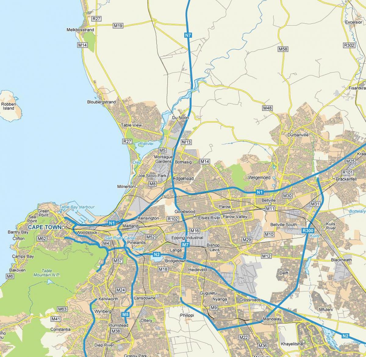 નકશો edgemead કેપ ટાઉન