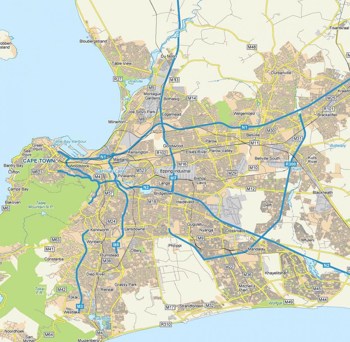 નકશો epping કેપ ટાઉન