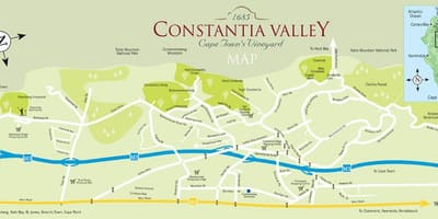 નકશો constantia કેપ ટાઉન