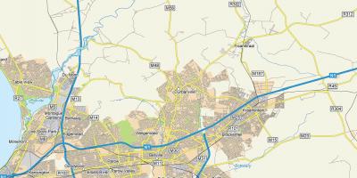 નકશો durbanville પરાં