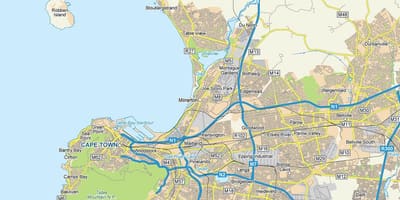 Milnerton કેપ ટાઉન નકશો