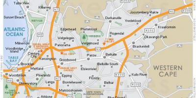 નકશો plattekloof કેપ ટાઉન