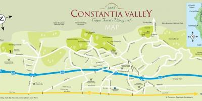 નકશો constantia કેપ ટાઉન